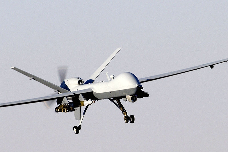 MQ-9 Reaper nad Afghánistánem. MQ-9 Reaper nad Afghánistánem.