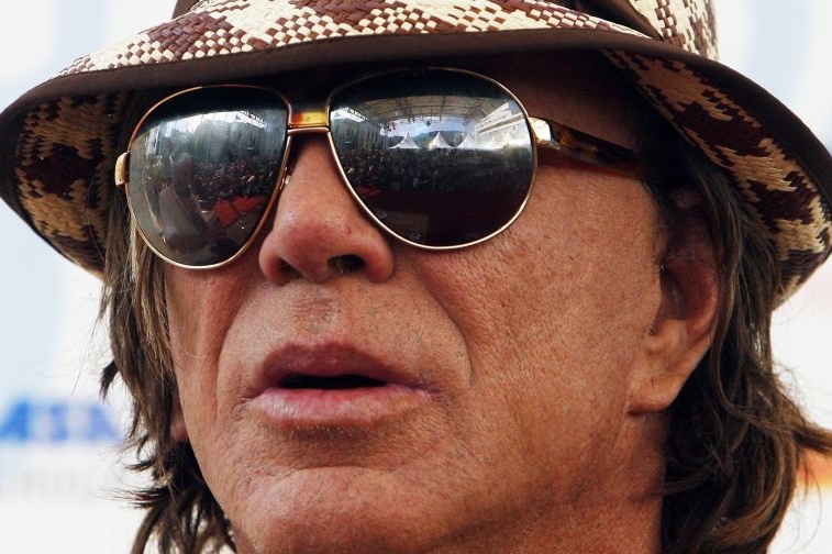 Americký herec Mickey Rourke.