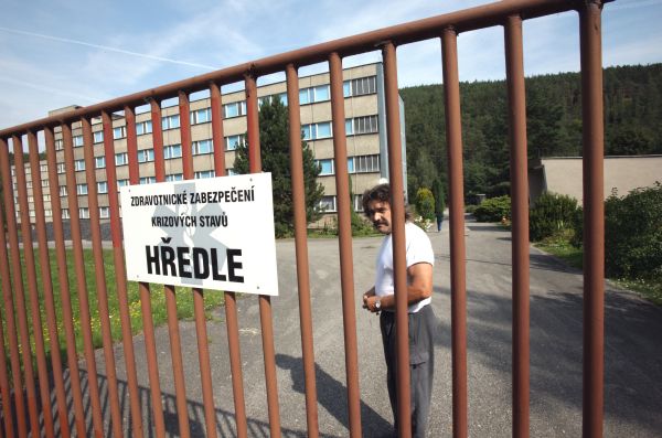 &quot;Spící&quot; nemocnice v Hředlech.
