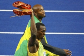 Hrdinov&eacute; Jamajky, Usain Bolt a Asafa Powell.