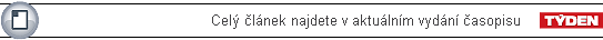 Cel&yacute; čl&aacute;nek najdete v aktualn&iacute;m časopise T&Yacute;DEN.