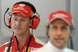 Legenda formule 1 Michael Schumacher.