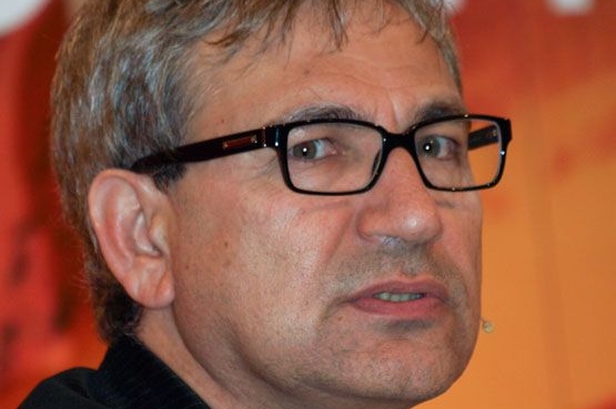 Orhan Pamuk v roce 2008 ve Frankfurtu nad Mohanem.