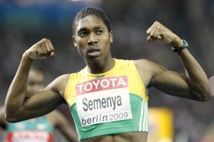 Jihoafrick&aacute; běžkyně Caster Semenyaov&aacute;.