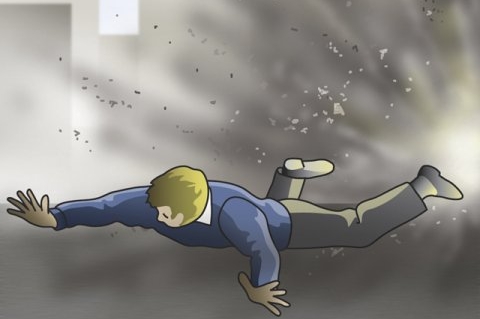 Výbuch bomby (ilustrační foto). Výbuch bomby (ilustrační foto).