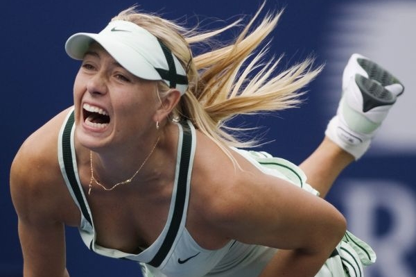 Maria Šarapovová ve finále v Torontu.