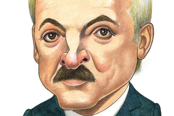 Alexander Lukašenko (karikatura).