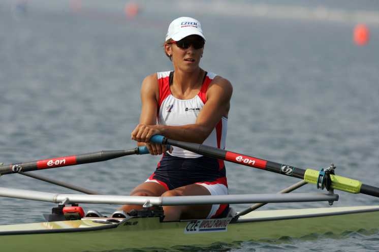 Skifařka Miroslava Knapková.