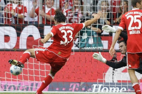 O první branku utkání se postaral mnichovský Gomez. O první branku utkání se postaral mnichovský Gomez.