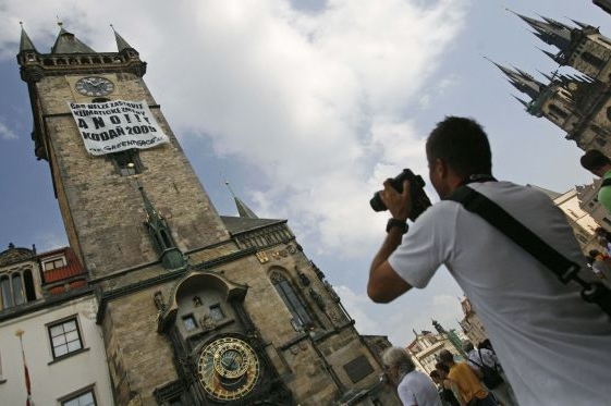 Orloj na Staroměstském náměstí. Orloj na Staroměstském náměstí.