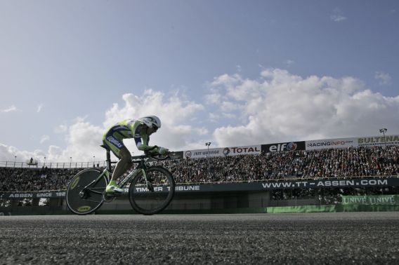 Roman Kreuziger na cyklistické Vueltě.