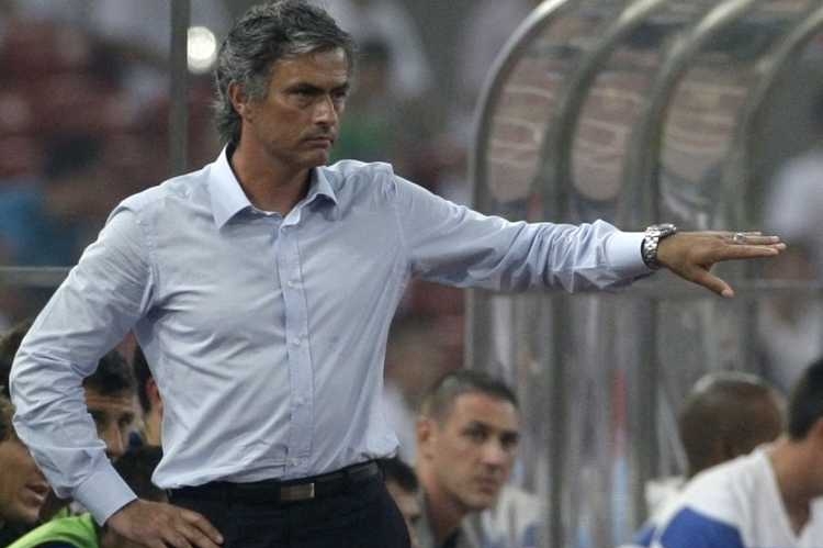 José Mourinho, portugalský trenér Interu Milán. José Mourinho, portugalský trenér Interu Milán.
