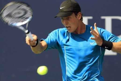 Tomáš Berdych ve druhém kole US Open.