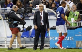 Raymond Domenech, tren&eacute;r fotbalistů Francie.