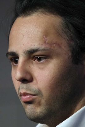 Brazilský pilot stáje Ferrari Felipe Massa.