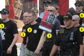 1) Vaculík, 2) Lukeš, 3) Cojocaru, 4) Müller, 5) Vassiov, 6) Bárta.