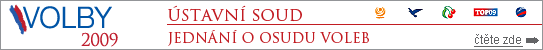 On-line z jednání Ústavního soudu.