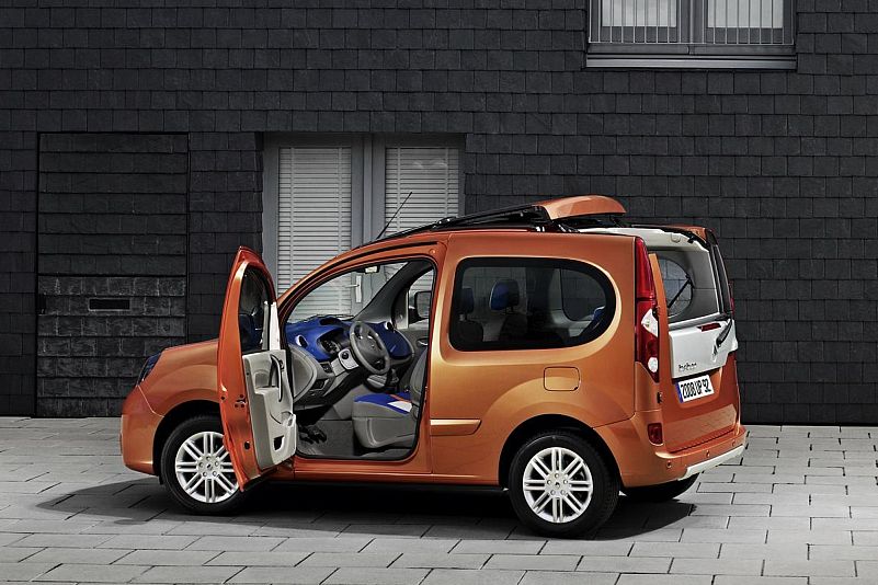 Renault Kangoo Be bop je dodávkou, trochu i kabrioletem.