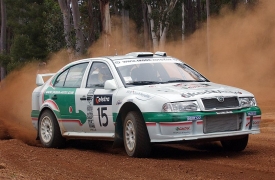 Octavia první generace se podívala i do světového šampionátu v rallye.