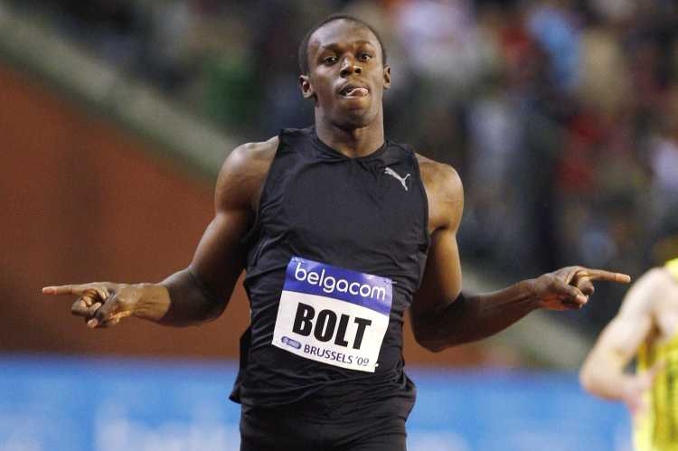 Jamajský sprinter Usain Bolt. Jamajský sprinter Usain Bolt.