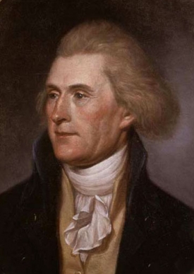 Thomas Jefferson byl jedním z otců zakladatelů.