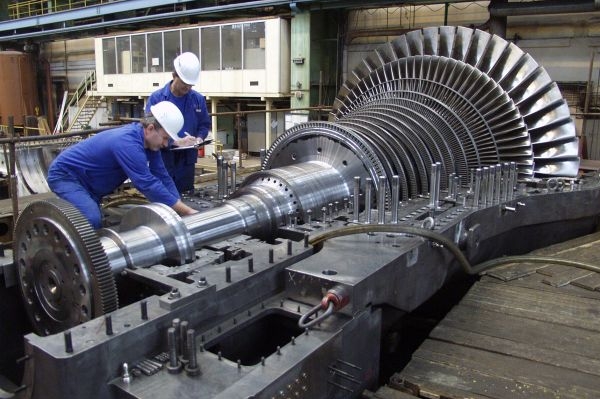 Firma Škoda Power vyrábí například parní turbiny.