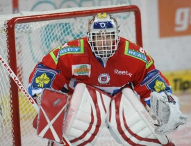 Dominik Hašek, gólman hokejistů Pardubic.