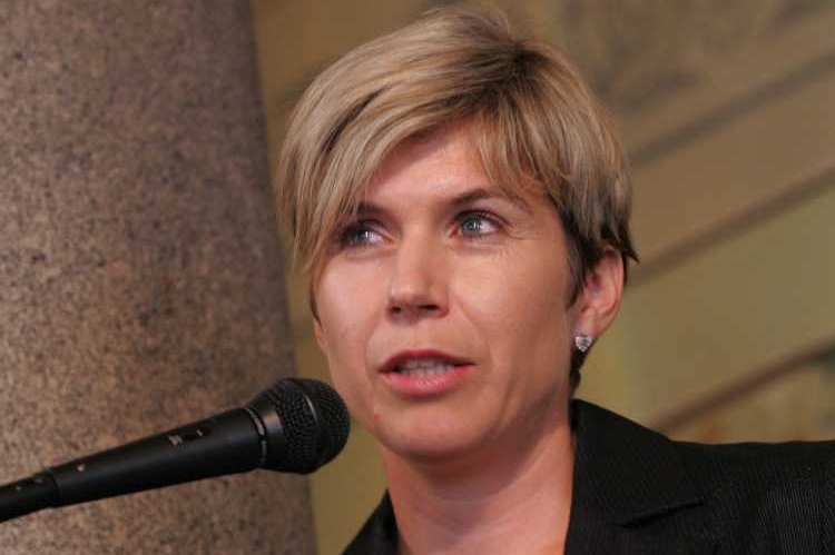 Kateřina Neumannová, olympijská vítězka v běhu na lyžích.