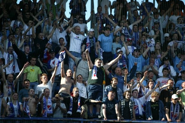 Fanoušci Baníku Ostrava. Fanoušci Baníku Ostrava.