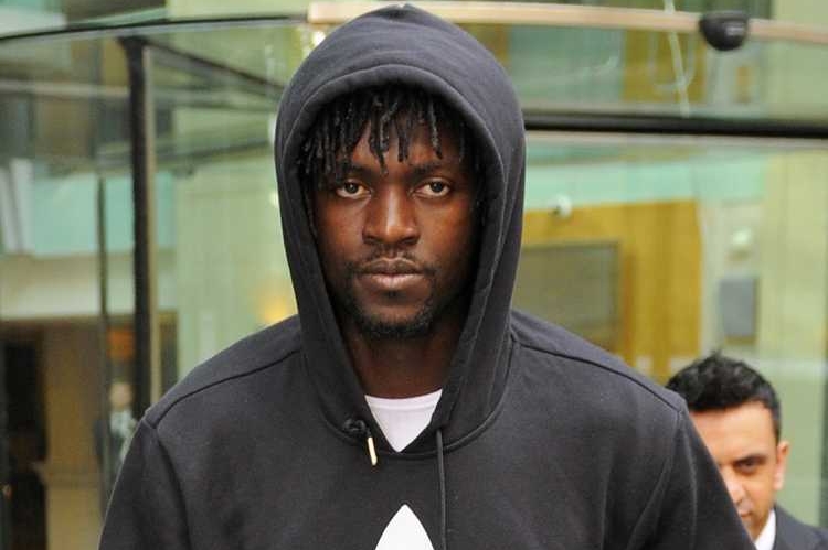 Emanuel Adebayor, fotbalista Manchesteru City. Emanuel Adebayor, fotbalista Manchesteru City.