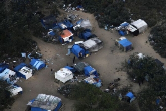"Džungle" v Calais.