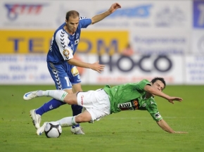 Momentka z utkání Jablonec - Liberec.