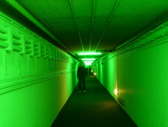 Dlouh&yacute; tunel do krytu.
