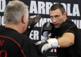 Ukrajinsk&yacute; boxer Vitalij Kličko.