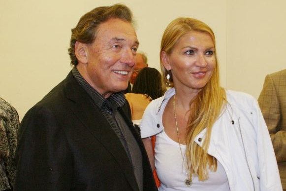 Karel Gott a Martina Formanová v New Yorku.