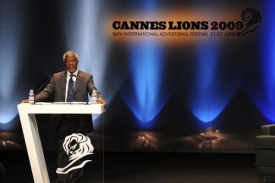 I festival v Cannes se potýká se slabší účastí. (na snímku K. Annan)