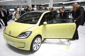 Volkswagen se prezentoval zejm&eacute;na elektromobilem E-Up!