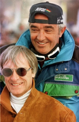 Staří přátelé Briatore a Ecclestone na snímku z roku 1997.