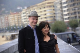 Jan Budař se svou hereckou partnerkou Carmen Machiovou.