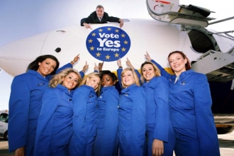 Do kampaně se zapojila i letecká společnost Ryanair.