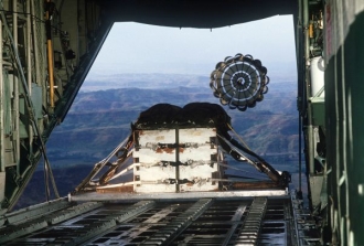Otevřená záď Herculesu C-130. Otevřená záď Herculesu C-130.