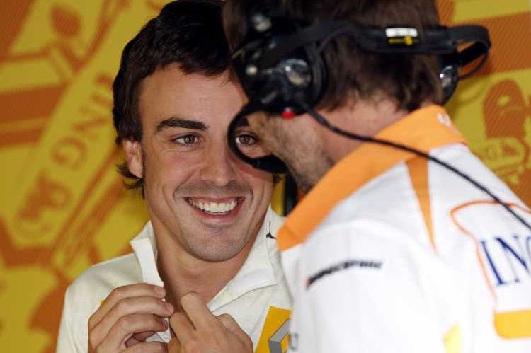 Fernando Alonso, od nové sezony pilot Ferrari. Fernando Alonso, od nové sezony pilot Ferrari.