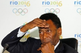 Legendární fotbalista Pelé. Přímluvce za Rio de Janeiro.