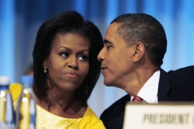 Americký prezident Barack Obama s manželkou.