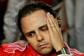 Brazilský pilot stáje Ferrari Felipe Massa.