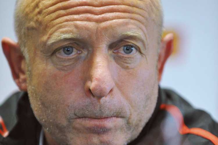 Karel Jarolím, trenér fotbalistů Slavie.