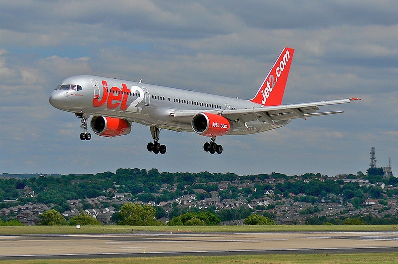 Letadlo britské nízkonákladové aerolinie Jet2. Letadlo britské nízkonákladové aerolinie Jet2.