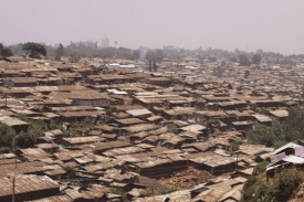 Kibera, největší čtvrť Nairobi
