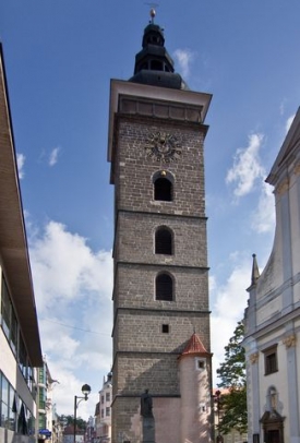 Čern&aacute; věž v Česk&yacute;ch Budějovic&iacute;ch.