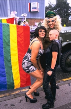 Festival gayů v anglick&eacute;m Manchesteru.